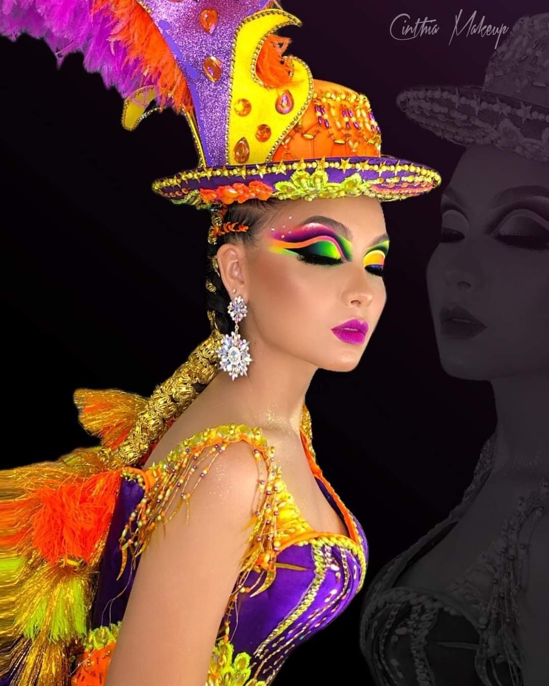 Maquillaje de fantasía de carnaval