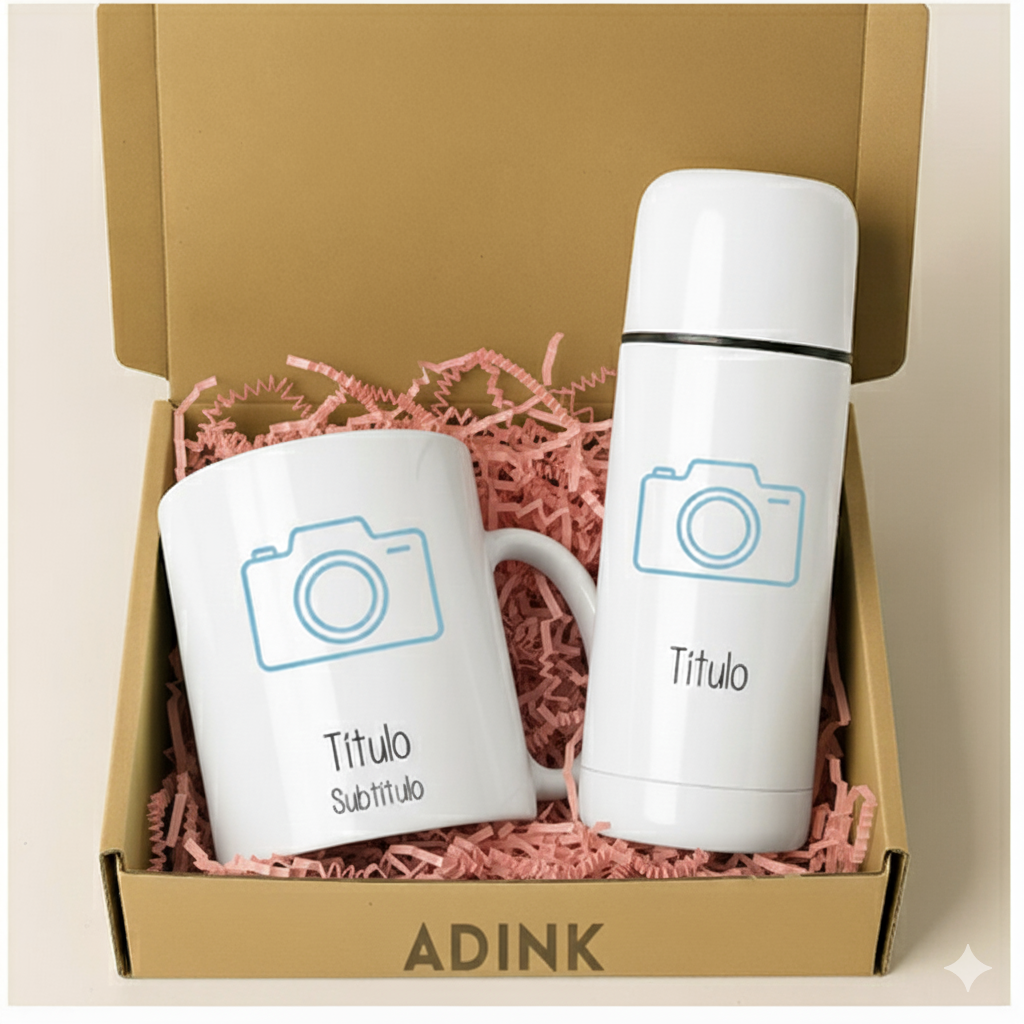 Caja de regalo personalizada de Adink